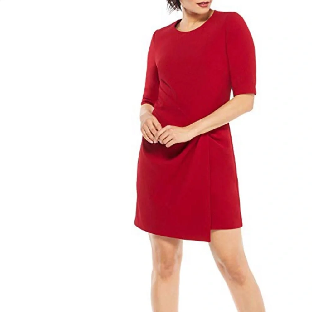 👗🆕Maggy London Red Sheath Dress, Size 10👗
